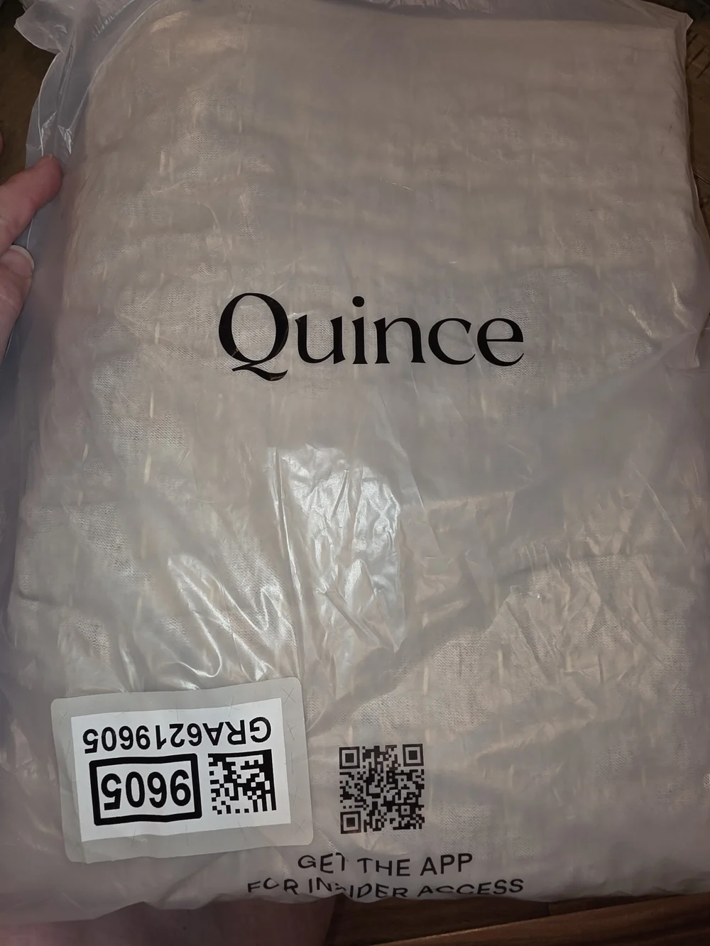 Quince European Linen Cotton Stitched Euro Sham - Undyed